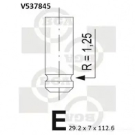 Выпускной клапан BGA YMS PK V537845 3190237