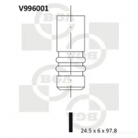 Выпускной клапан BGA 3190444 K 7GBZU V996001