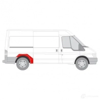 Подкрылок BLIC 6504-03-2509594P 3512806 46Y1K F - Изображение 3