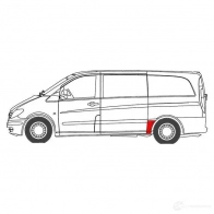 Подкрылок BLIC 3513063 SLI1R F 6504-03-3542571P - Изображение 3