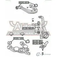 Сайлентблок ASVA 0101-013 LD4V K 1269678015 - Изображение 2