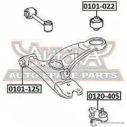 Сайлентблок ASVA 1269678127 9 NOH9 0101-022 - Изображение 2