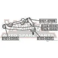 Сайлентблок ASVA 0101-03WS 1269678233 I9 VOP - Изображение 2