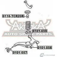 Сайлентблок ASVA 1269678457 NT K01H 0101-057 - Изображение 2