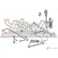 Сайлентблок ASVA 1269678507 0101-068 1HI 0R - Изображение 2