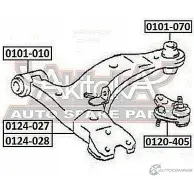 Сайлентблок ASVA F WQ3R 1269678515 0101-070 - Изображение 2