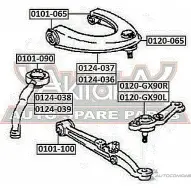 Сайлентблок ASVA 1269678627 W6Y6 0 0101-090 - Изображение 2