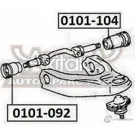 Сайлентблок ASVA 0101-104 NIUJ0 5 1269678739