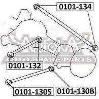 Сайлентблок ASVA 0101-130S 1269678897 D P6PW - Изображение 2