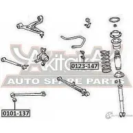 Сайлентблок ASVA 1269678943 WJQ RG 0101-137 - Изображение 2