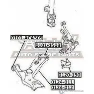 Сайлентблок ASVA 1269678999 0101-150B 0 M86TD - Изображение 2