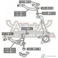 Сайлентблок ASVA 1269679009 4S 7UZ 0101-155 - Изображение 2