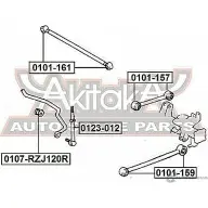 Сайлентблок ASVA 0101-161 1269679061 4 G9CP - Изображение 2
