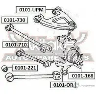 Сайлентблок ASVA 7H02 C9 0101-168 1269679093 - Изображение 2