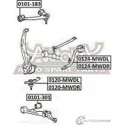 Сайлентблок ASVA 0101-183 1269679117 G31ZL NI - Изображение 2