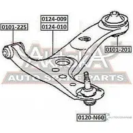 Сайлентблок ASVA 0YHV K 1269679211 0101-201 - Изображение 2