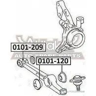 Сайлентблок ASVA 0101-209 0V C62 1269679269 - Изображение 2