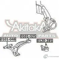 Сайлентблок ASVA 1269679563 0101-325 HQMO7 Y - Изображение 2