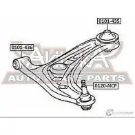 Сайлентблок ASVA 1269679597 0101-435 G AI42E - Изображение 2