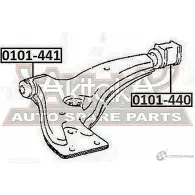 Сайлентблок ASVA 1269679645 D16 LZ 0101-441 - Изображение 2