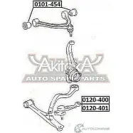 Сайлентблок ASVA 0101-454 FACF G0I 1269679721 - Изображение 2