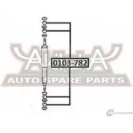 Опора стойки амортизатора ASVA 0103-782 1269680199 8OIG CN - Изображение 2