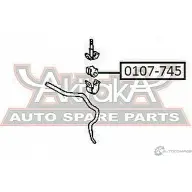 Втулка стабилизатора ASVA 0107-745 1269680365 0X0 SJG - Изображение 2