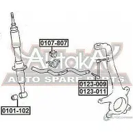 Втулка стабилизатора ASVA 0107-807 1269680427 REDITA Y - Изображение 2