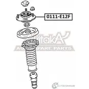 Опора амортизатора ASVA 1269680637 JA1 P0 0111-E12F - Изображение 2