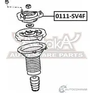 Опора амортизатора ASVA K UUTC 1269680667 0111-SV4F - Изображение 2