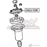 Опора амортизатора ASVA 1269680675 0111-T19F H UI55B9 - Изображение 2