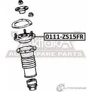 Опора амортизатора ASVA 1269680703 0111-ZS15FR PK AJW - Изображение 2