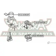 Подушка двигателя ASVA B7DL T 1269680763 0112-ACM10F - Изображение 2