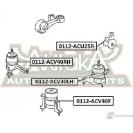 Подушка двигателя ASVA I A5XOC 1269680795 0112-ACV40F - Изображение 2