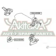 Подушка двигателя ASVA 1269680857 0112-AZV50F 5828 K - Изображение 2