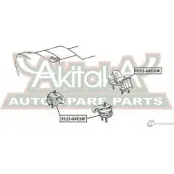 Подушка двигателя ASVA FIG9 26 1269680923 0112-GXE10F - Изображение 2