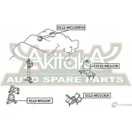 Подушка двигателя ASVA Toyota Harrier (XU10) 1 1997 – 2003 ABEZ D0 0112-MCU15R