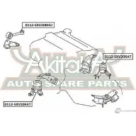Подушка двигателя ASVA 0112-SXV20FAT 1269681143 G3A F7 - Изображение 2