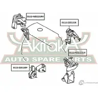 Подушка двигателя ASVA 0112-ZZE121R 1269681235 NFT 5B8 - Изображение 2