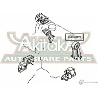 Подушка двигателя ASVA N8 E50 0113-AT17R 1269681253 - Изображение 2