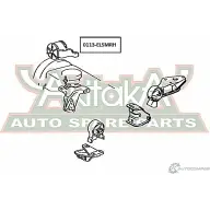 Подушка двигателя ASVA 1269681269 0113-EL5MRH J 7M07BW - Изображение 2