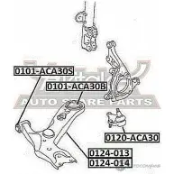 Шаровая опора ASVA 1269681453 Z 46UZ 0120-ACA30 - Изображение 2
