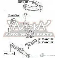 Шаровая опора ASVA 0120-GX110R RD5GMZ T 1269681485 - Изображение 2