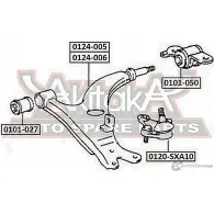 Шаровая опора ASVA 0120-SXA10 1269681569 90E8 TP - Изображение 2