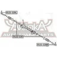 Рулевой наконечник ASVA 0121-120R 1269681637 937T V - Изображение 2