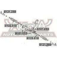 Рулевой наконечник ASVA 0121-250 1269681659 Q1X 87IF - Изображение 2