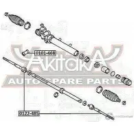 Рулевая тяга ASVA 1269681797 0122-485 PZLN F1 - Изображение 2