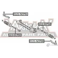 Рулевая тяга ASVA 0122-SCP90 1269681859 RCS X52 - Изображение 2