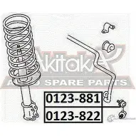 Стойка стабилизатора ASVA 0123-882 1269682023 GF66 SWK - Изображение 2