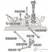 Стойка стабилизатора ASVA 0123-ACV4R 1269682035 RLX N184 - Изображение 2